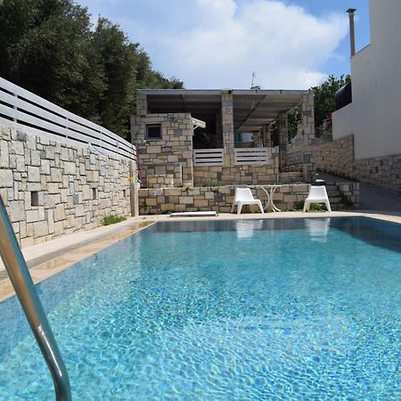 Aquarock Villa With Private Pool Prassas Exterior photo