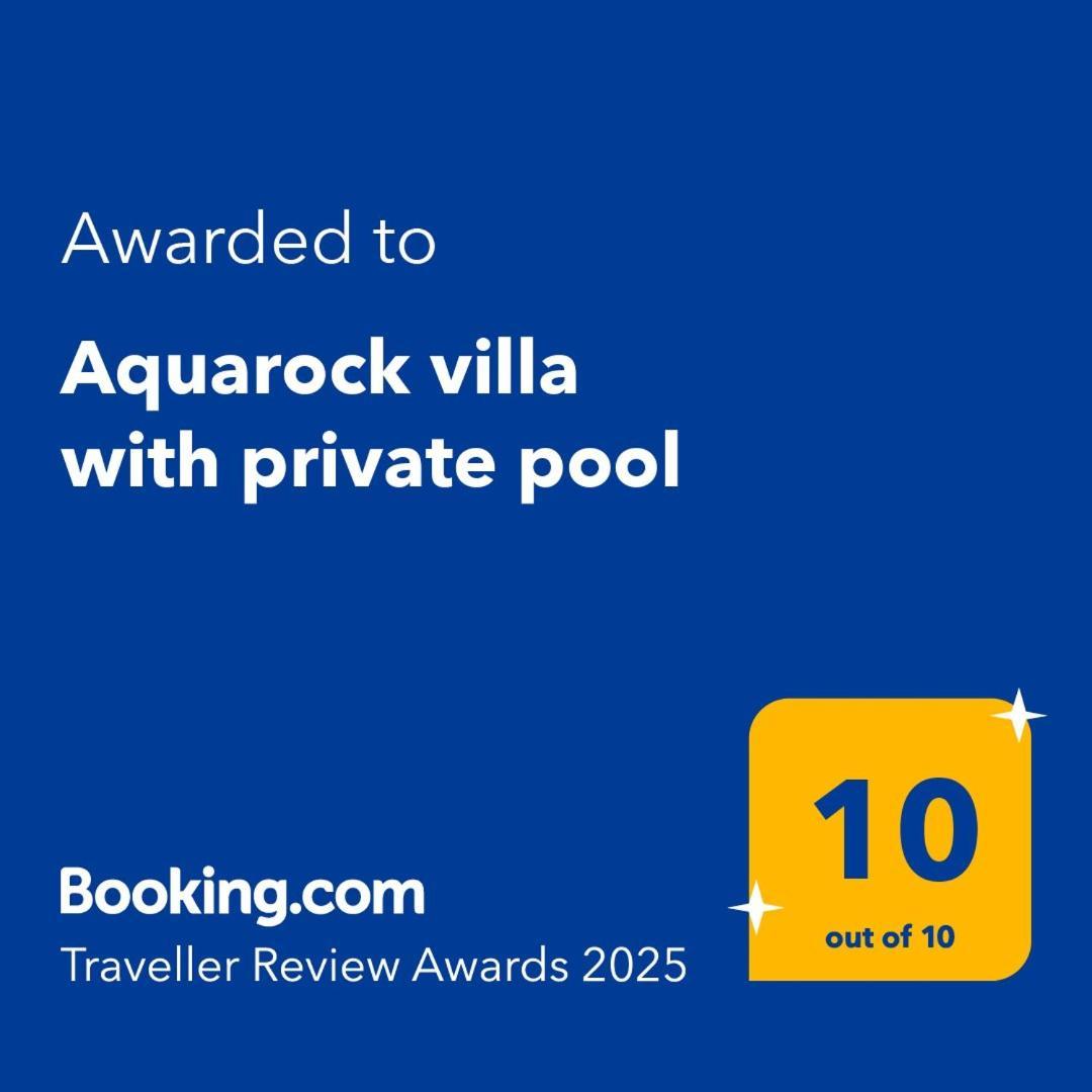Aquarock Villa With Private Pool Prassas Exterior photo